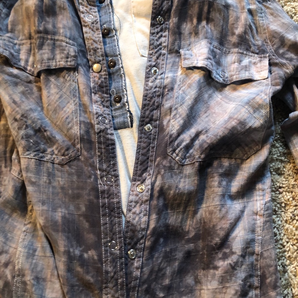 Button up shirt and long sleeve